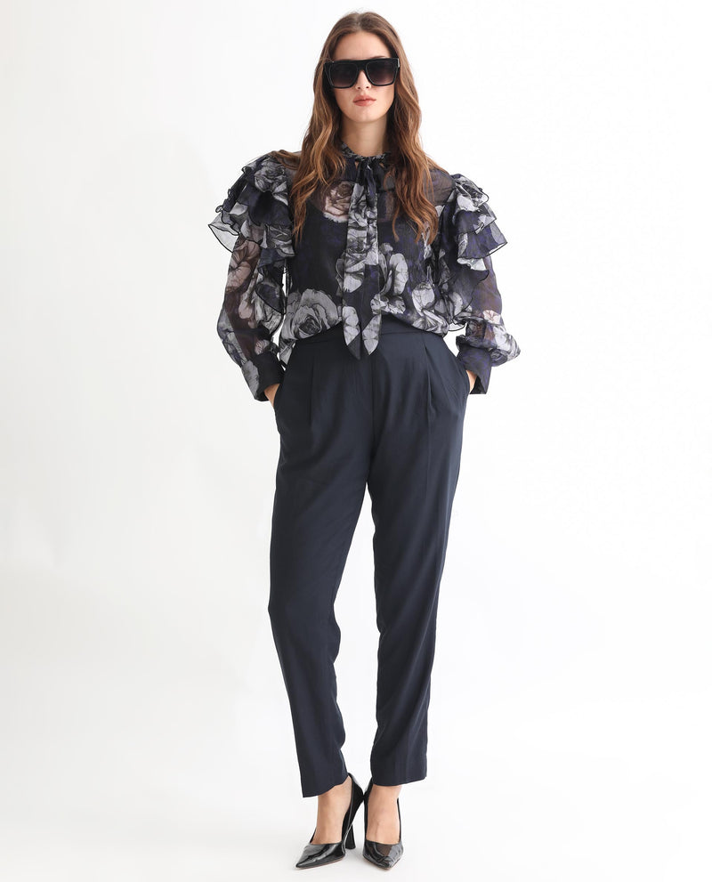 RELAXED ELEGANCE PLEATED TROUSERS