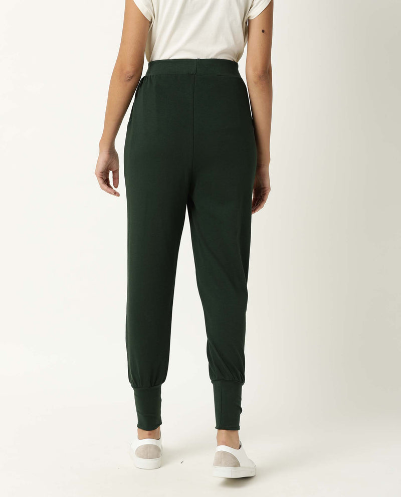SIMP- FRENCH TERRY WOMEN'S JOGGERS - GREEN