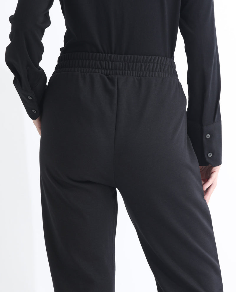 RAREISM WOMENS FRONK BLACK TRACK PANT SOLID