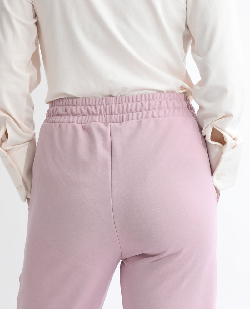 RAREISM WOMENS FRONK DUSKY PINK TRACK PANT SOLID