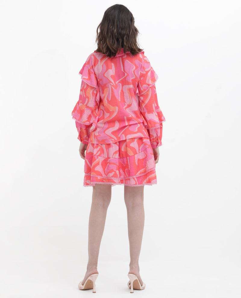 Rareism Womens Ivania Multi Skirt Print