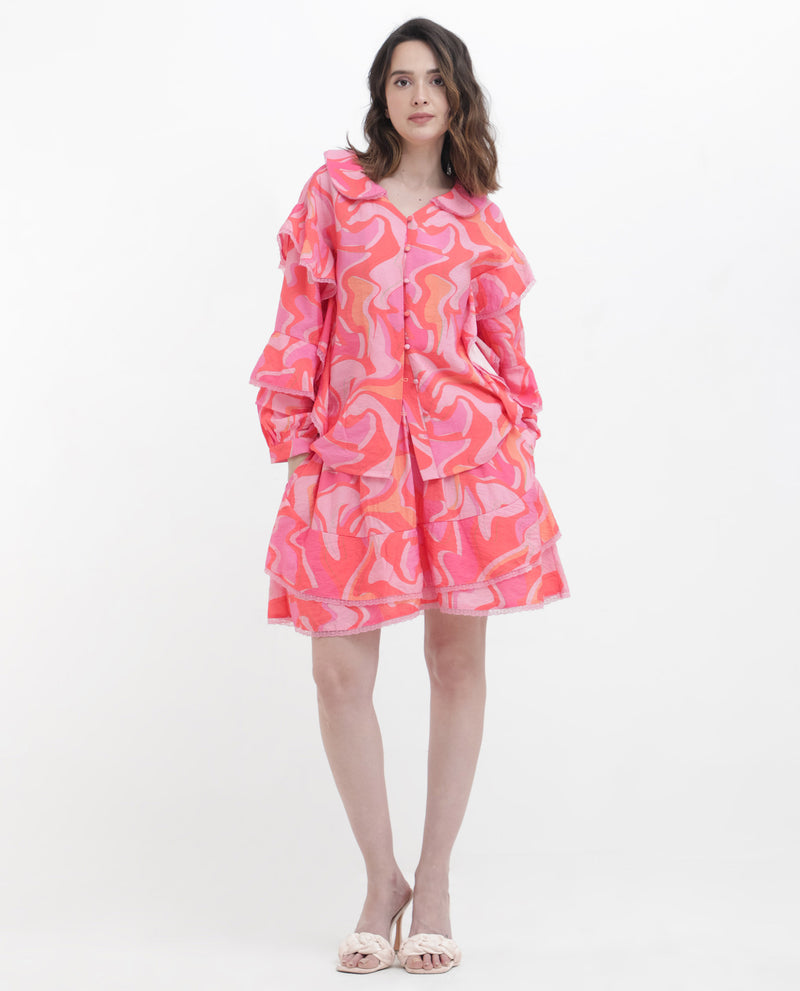 Rareism Womens Ivania Multi Skirt Print