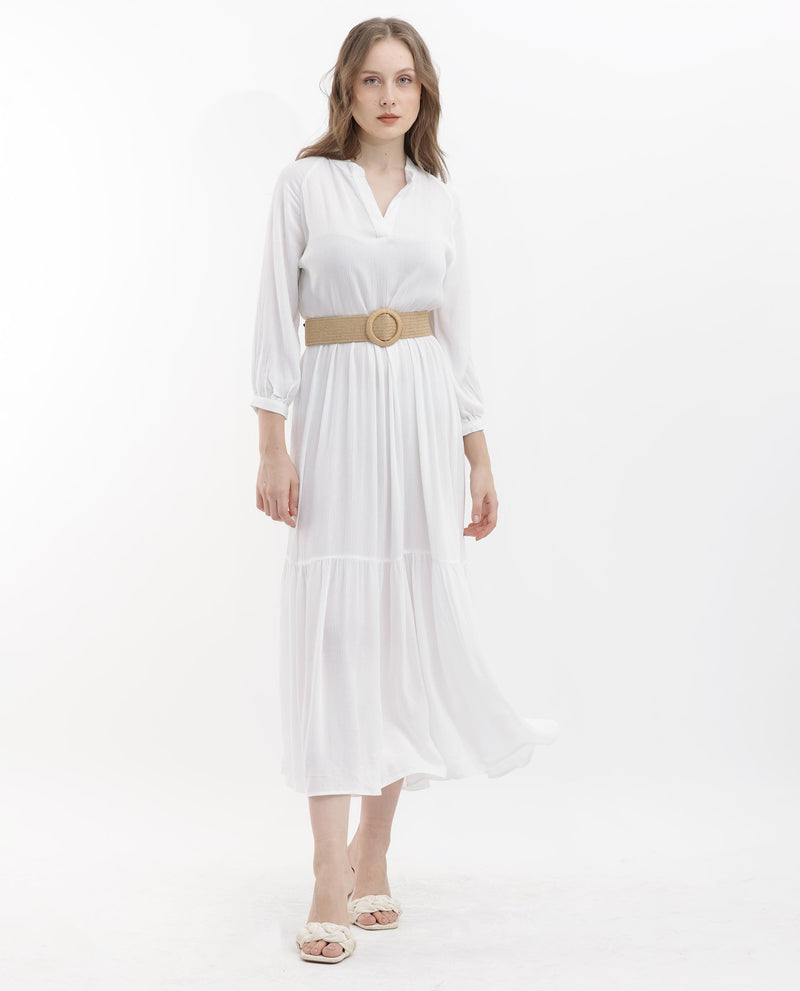 EFFORTLESS EVERYDAY DRESS WITH CORD BELT