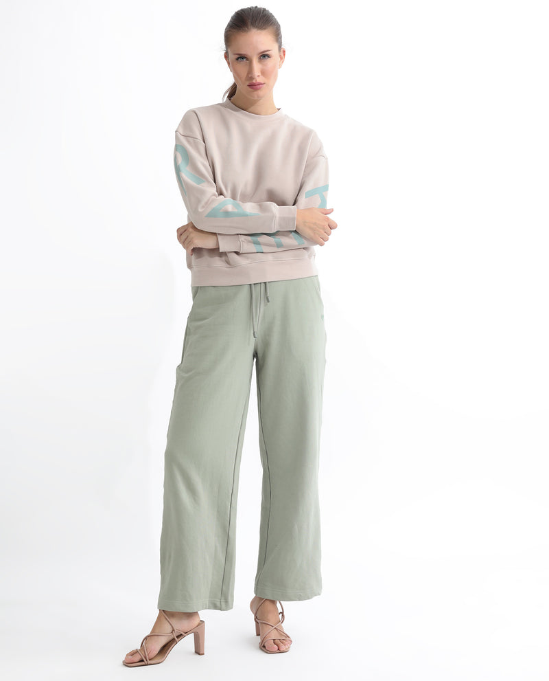 RAREISM WOMENS PAZOO T DUSKY GREEN TRACK PANT SOLID