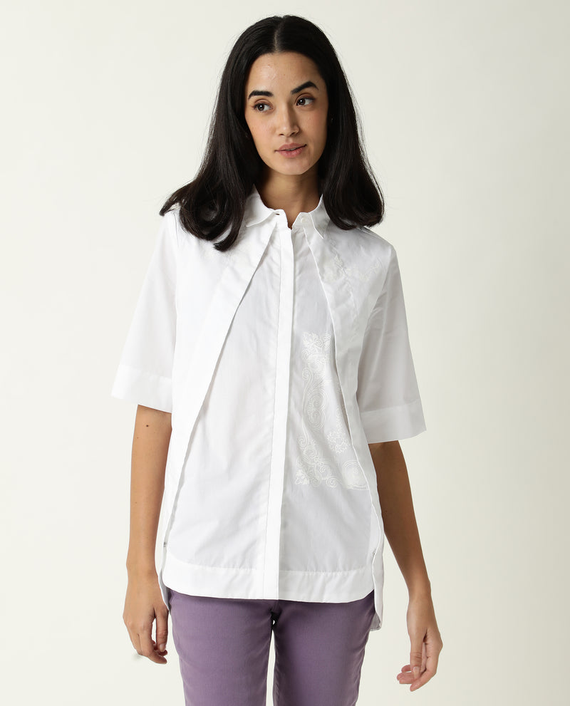 FLICK-WOMENS TOP-WHITE