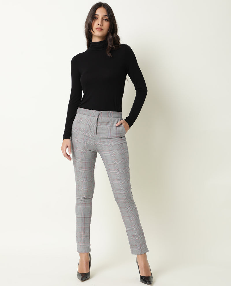 River Island Red check belted tapered trousers  Trouser pants women  Tapered trousers Trousers women