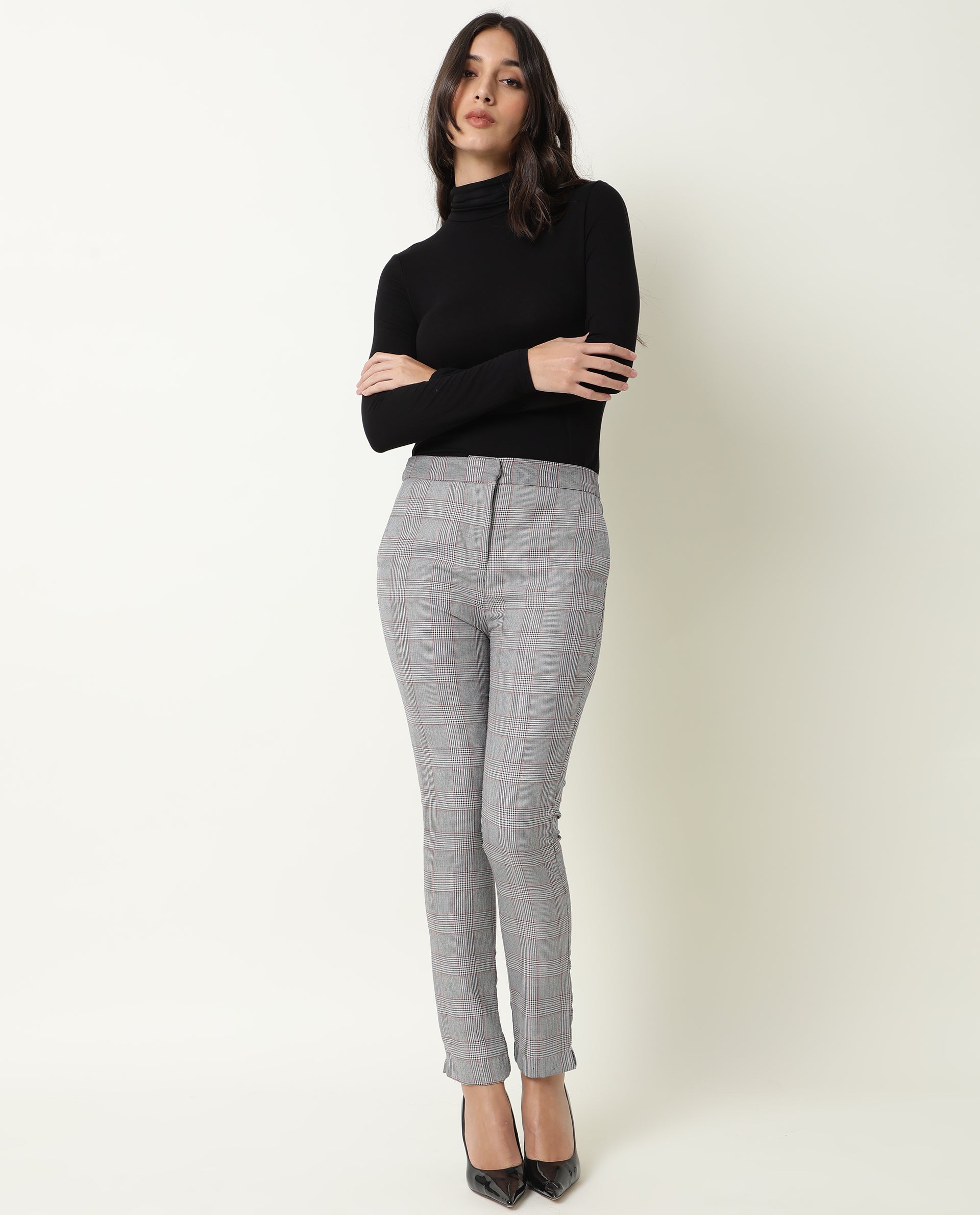 Check Pant For Women