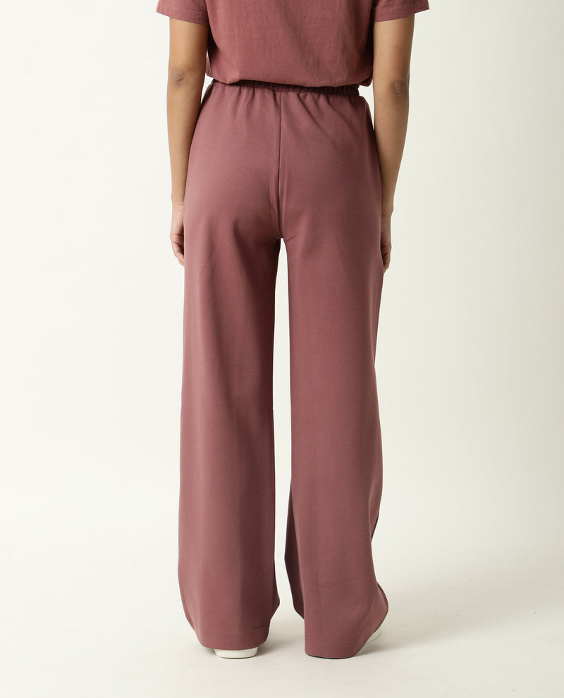 TRACK PANT FLARED CLAY PINK WOMEN