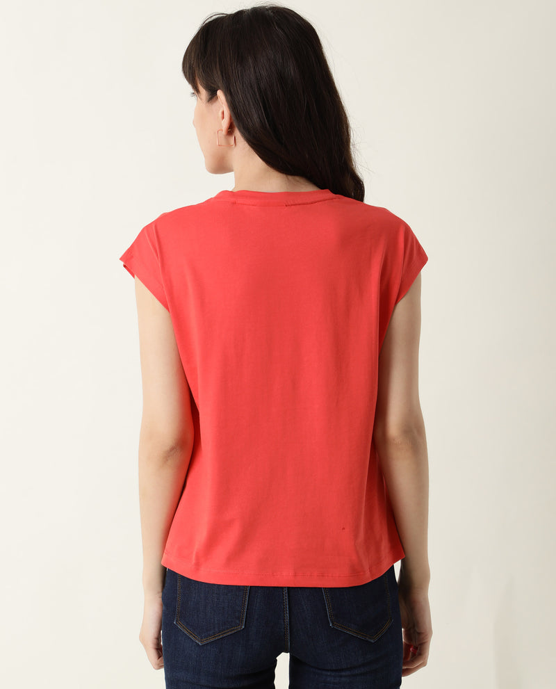 caprico-womens-basic-t-shirt-coral