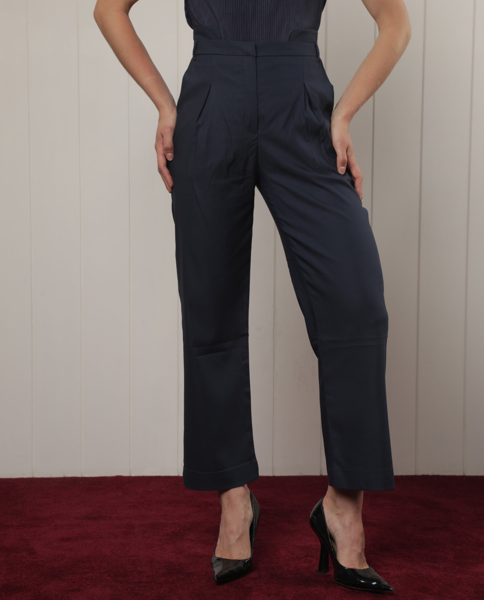 Women's Trousers Semicouture Polyester Brown | Shop at Derna.it