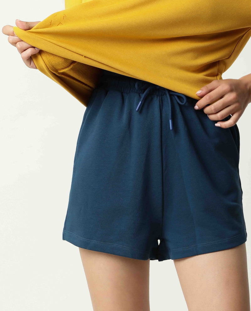 SHORTS OYSTER TEAL WOMEN